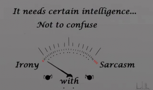 Sarcasm Scale GIF