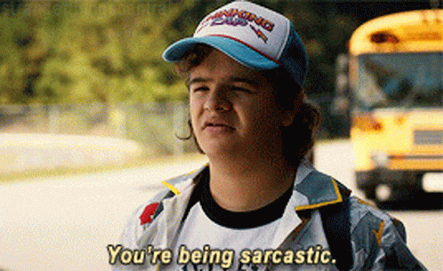 Stranger Things Sarcasm GIF