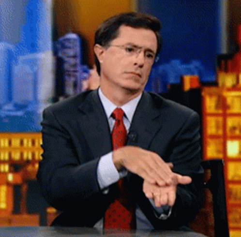 Stephen Colbert Sarcasm GIF