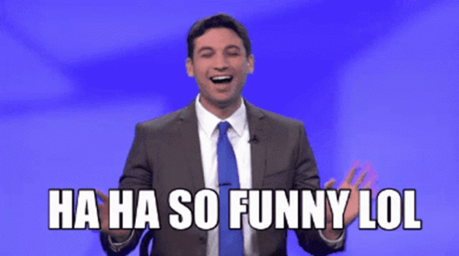 Sarcastic Haha So Funny GIF