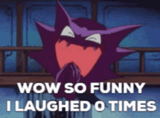 Sarcastic Laugh Clapping Gengar Pokemon Anime GIF