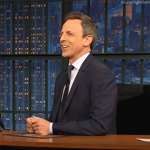 Sarcastic Laugh Late Night With Seth Meyers GIF