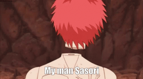 Sasori Puppet Head Turn Naruto GIF