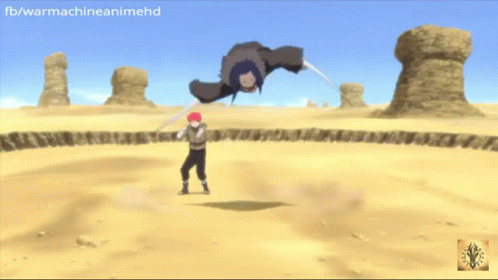 Sasori Versus Konan Third Kazekage GIF