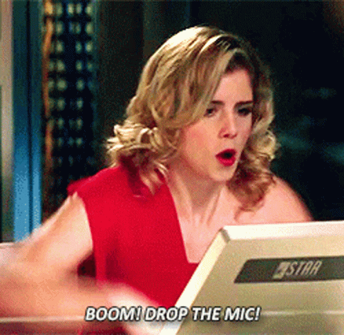 Sassy Boom Drop The Mic GIF