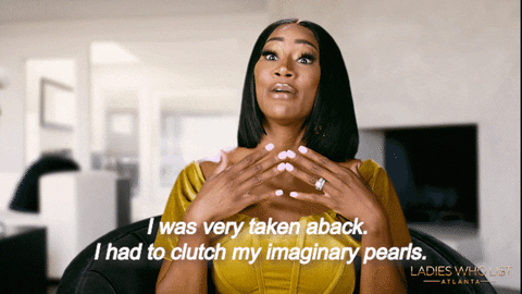 Sassy Cardi B Clutch Pearls GIF