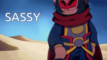 Sassy Cartoon Character