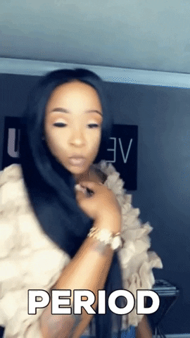 Sassy Elegant Lady Periodt GIF