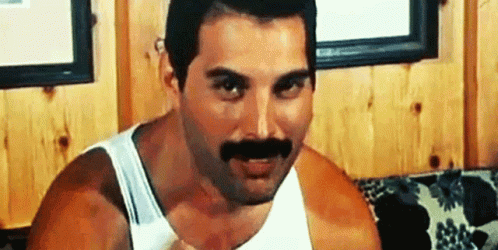 Sassy Freddie Mercury Finger Snap GIF