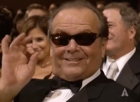 Sassy Jack Nicholson GIF