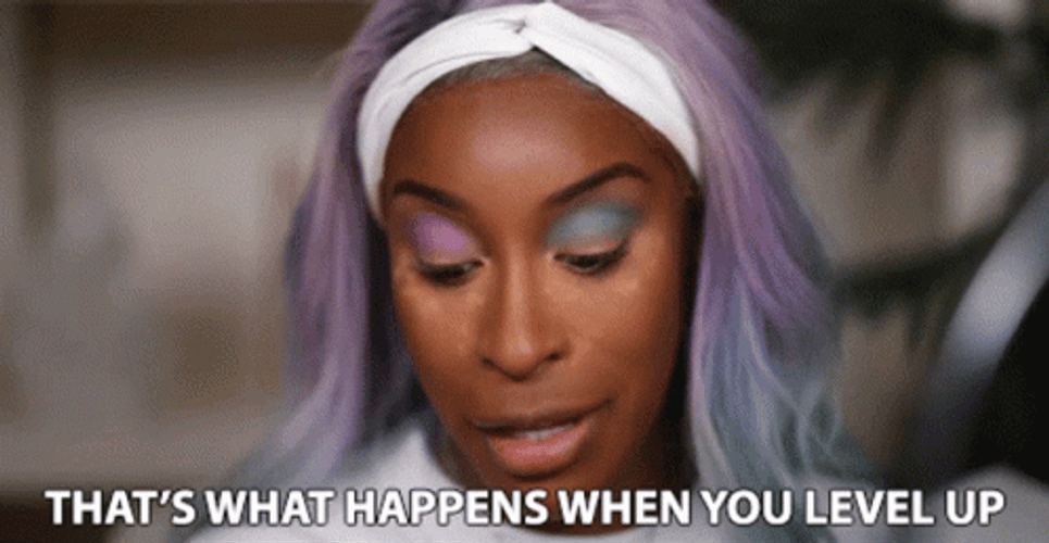 Sassy Jackie Aina Level Up GIF