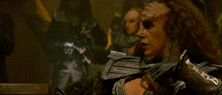 Sassy Klingon Giving Attitude Star Trek GIF