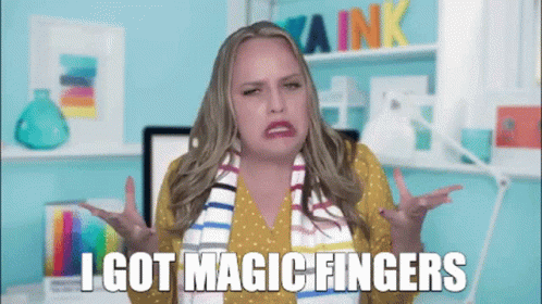 Sassy Lady Got Magic Fingers Meme GIF