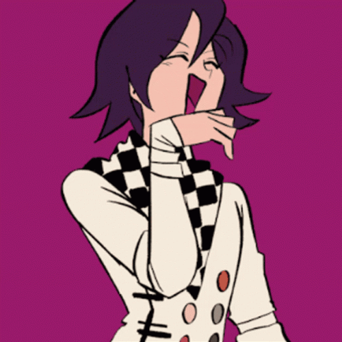 Sassy Laugh Kokichi  GIF