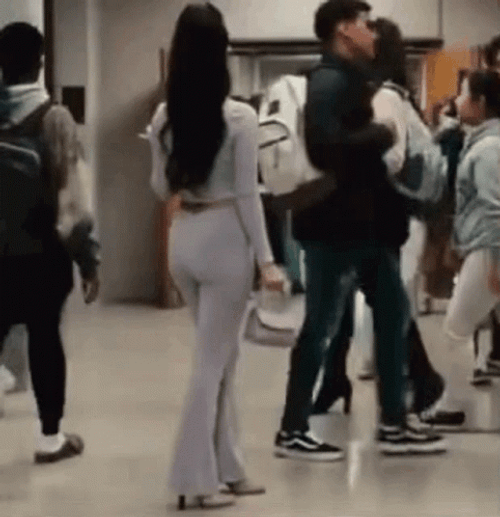 Sassy Maddy Perez Looking Around Euphoria GIF