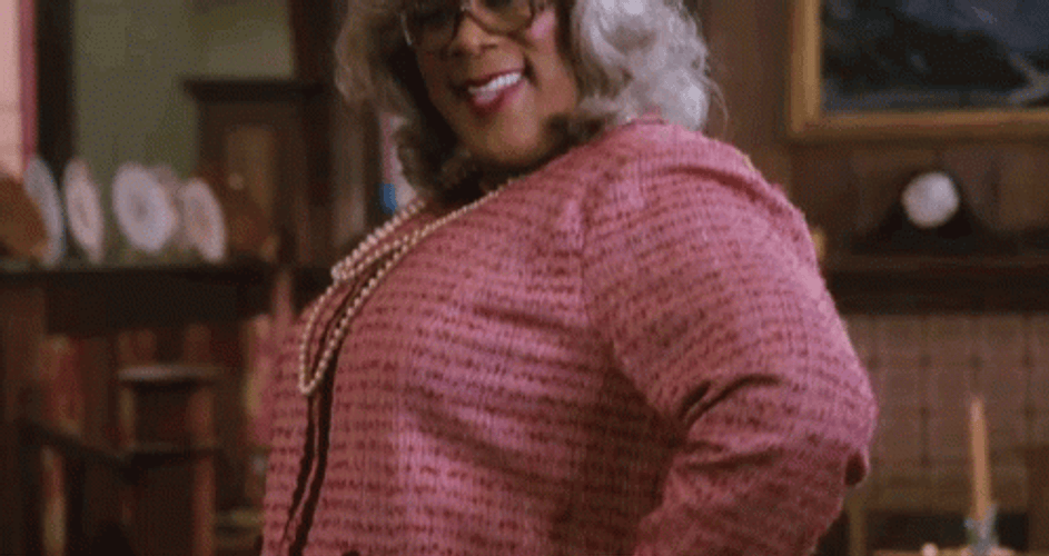 Sassy Madea Naughty Smile  GIF