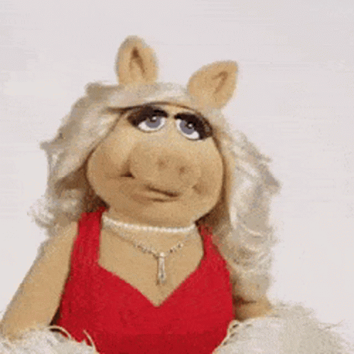 Sassy Miss Piggy Jumping GIF