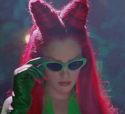 Sassy Poison Ivy Sunglasses GIF