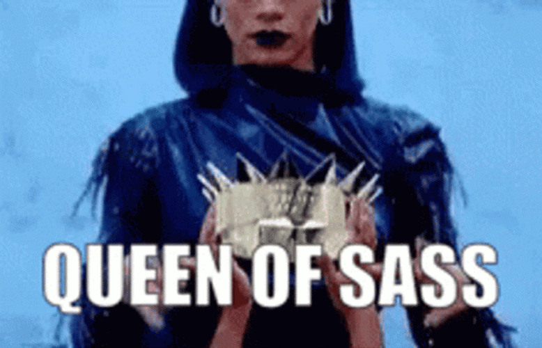 Sassy Rihanna Queen Of Sass Wearing Crown GIF