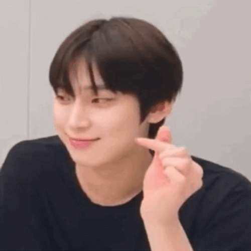 Sassy Sunoo Finger Heart GIF