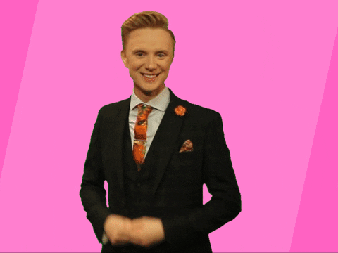 Sassy Weatherman Owain Wyn Evans Spins GIF