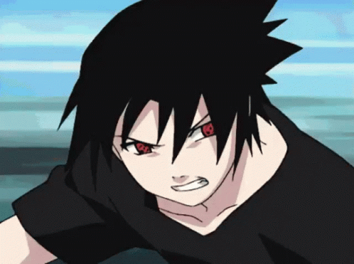 Sasuke And Naruto Running Fighting Each Other GIF