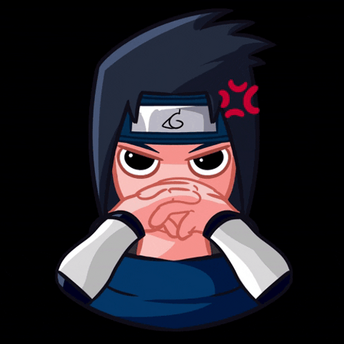 Sasuke Irritated Cartoon GIF