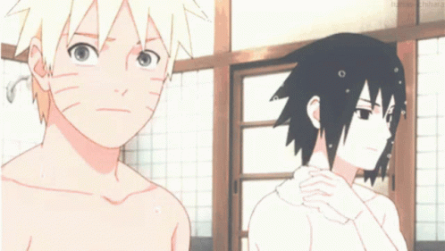 Sasuke Naruto Bathing GIF