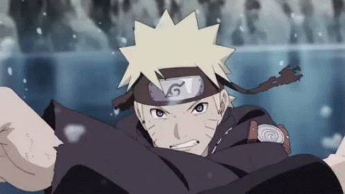 Sasuke Naruto Face Off GIF