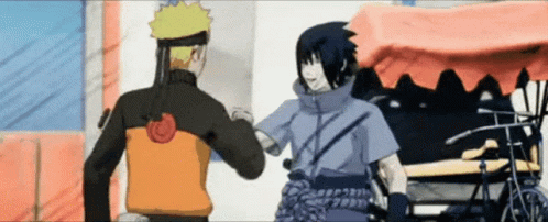 Sasuke Naruto Playing Hands GIF