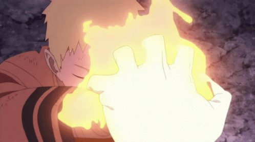 Sasuke Naruto Power Up GIF
