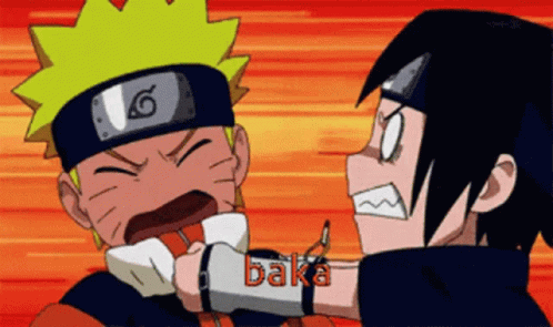 Sasuke Naruto Yelling GIF