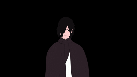 Sasuke Pfp Black GIF