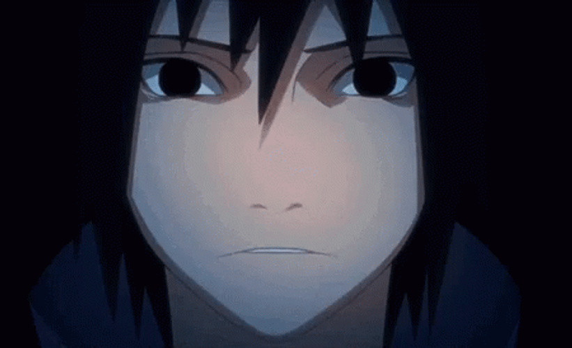 Sasuke Sad & Depressed GIF