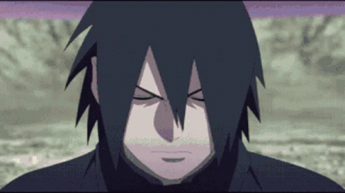 Sasuke Uchiha Eagle Silhouette GIF