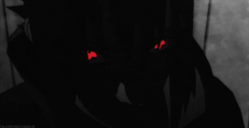 Sasuke Uchiha Red Eyes Silhouette Shadow GIF