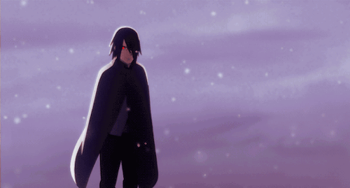 Sasuke Uchiha Standing In Snow GIF