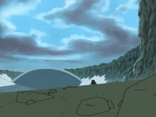 Sasuke Vs Naruto Giant Hand Attack GIF