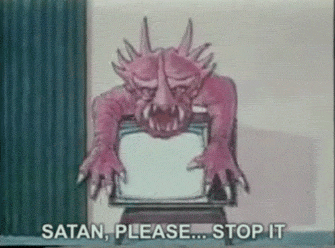 Satan Devil Please Stop It GIF