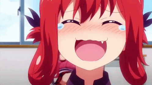 Satanichia Mcdowell Kurumizawa Anime Laughing Teary Eyes GIF