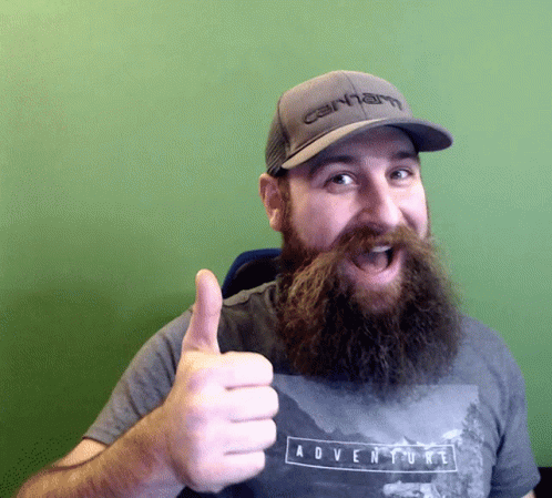 Satisfied Thumbs Up GIF