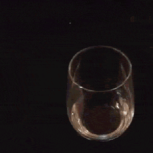 Satisfying Can Glass Drop GIF