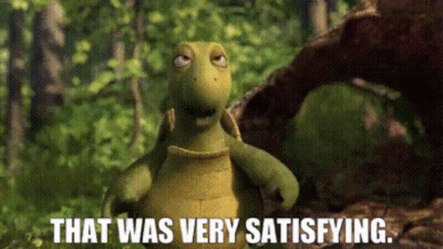 Satisfying Over The Hedge Turtle Verne GIF