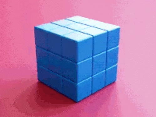 Satisfying Rubiks Cube GIF