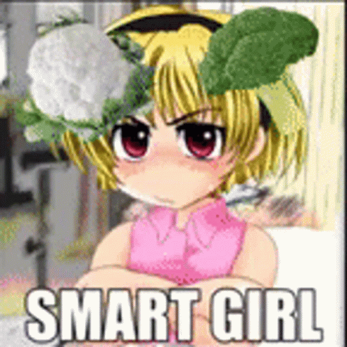 Satoko Hojo Smart Clever Girl GIF
