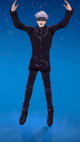Satoru Gojo Dancing Gracefully GIF