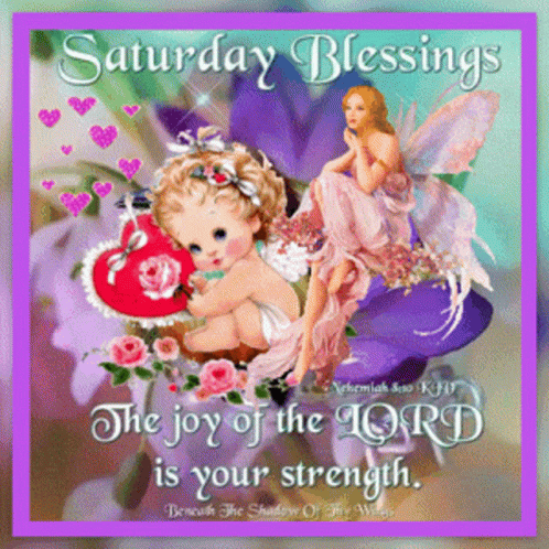 Saturday Blessings Bible Verse GIF