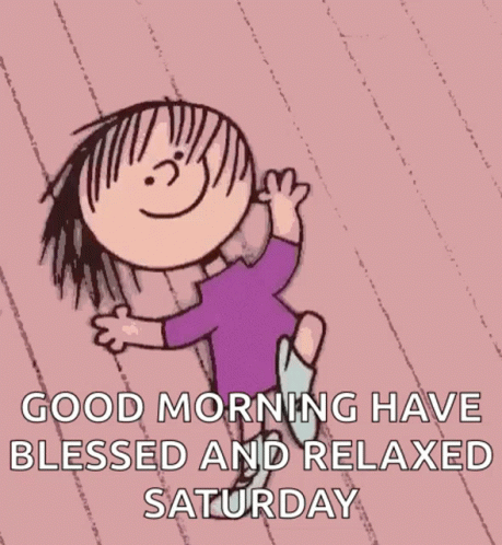 Saturday Blessings Cartoon Dancing GIF