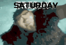 Saturday Meme Grug Drowning Ocean Croods Movie GIF