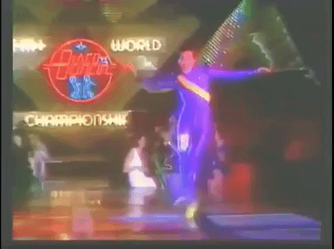Saturday Night Fever Blue Suit GIF